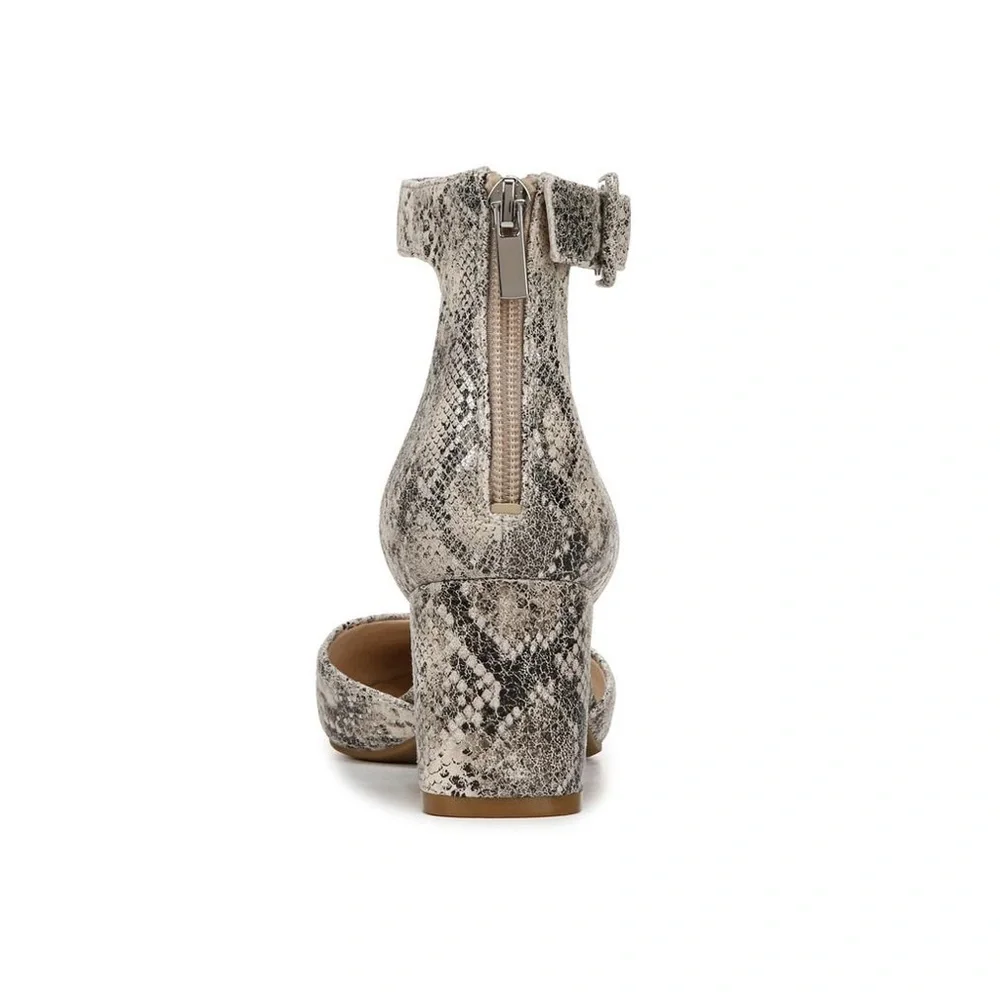 LifeStride Women's Admire Block Heel Dress Sandal - Taupe Multi size 6